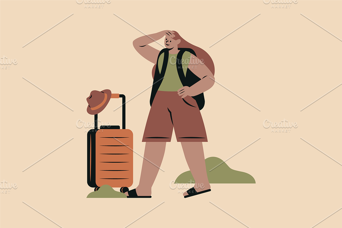 People Traveling Illustration, a Person Illustration by Jump Studio (Photo 4 of 10)