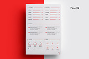 02 Pages Resume / CV, a Resume Template by CodePower (Thumbnail 2 of 5)