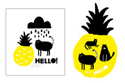 Korean cats, a Pattern Graphic by eka panova (Thumbnail 3 of 8)