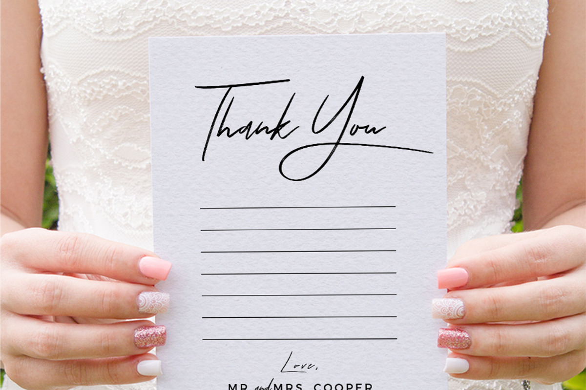 Typography brush script invitations, an Invitation Template by Inkpower (Photo 7 of 7)