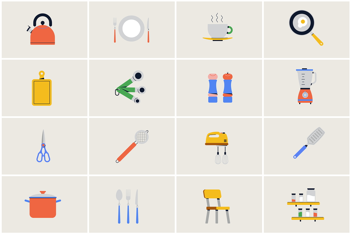 Kitchen Icons, a Food Illustration by magictragic (Photo 2 of 4)