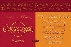 CF Cozyscript Rounded