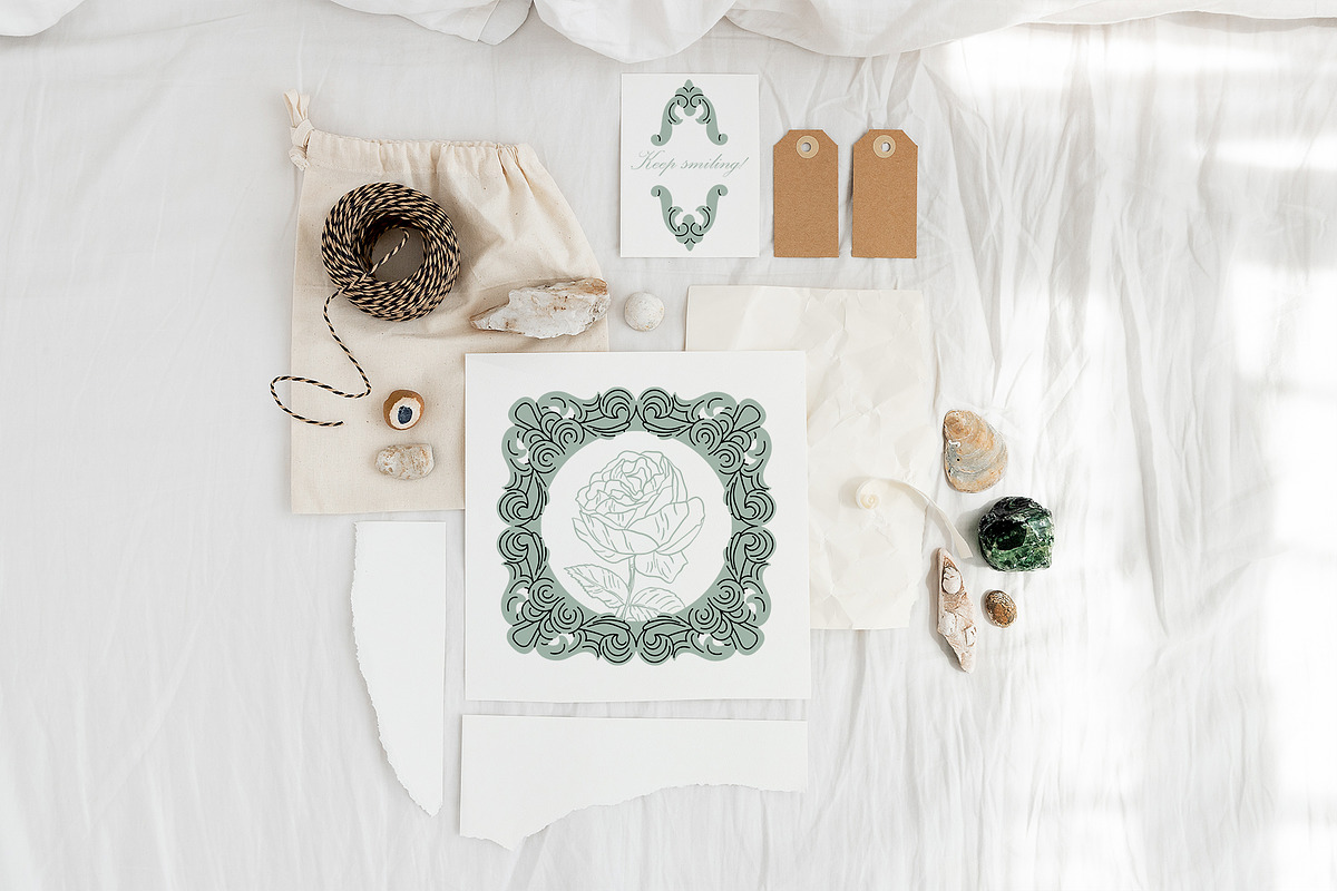 FRAME decorative borders, a Decorative Illustration by Elliko shop (Photo 9 of 10)