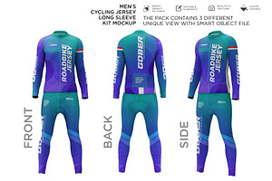 Cycling Jersey Long Sleeves Kit