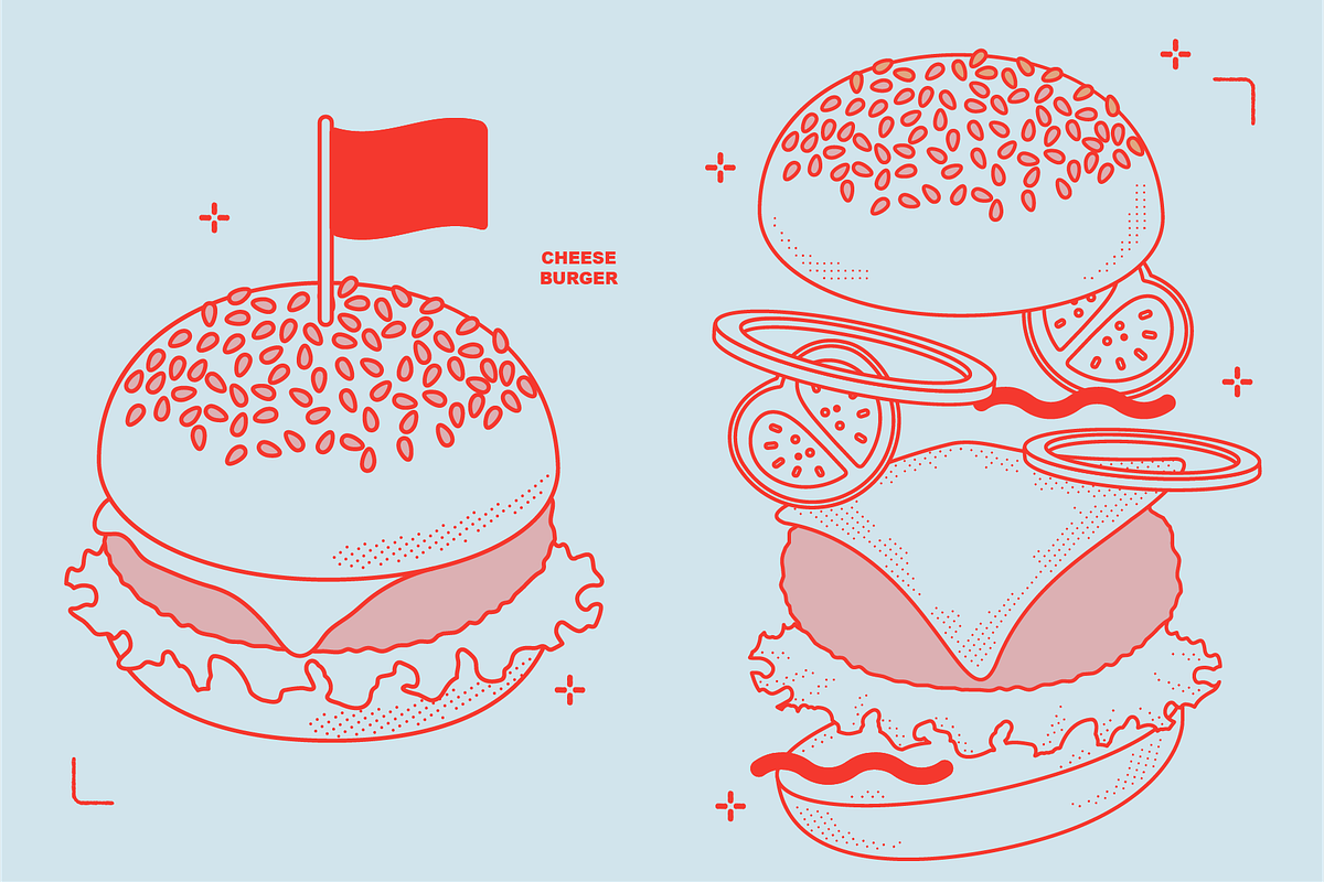 American Food Vector Illustrations, a Food Illustration by TheFoodAtlas (Photo 13 of 19)