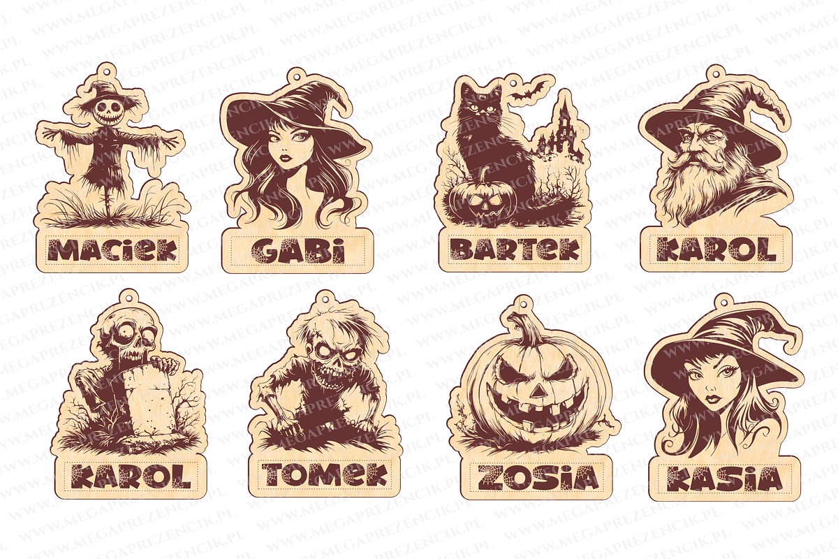 Halloween laser cutting ornaments, a Pattern Graphic by MegaPrezencik (Photo 3 of 6)