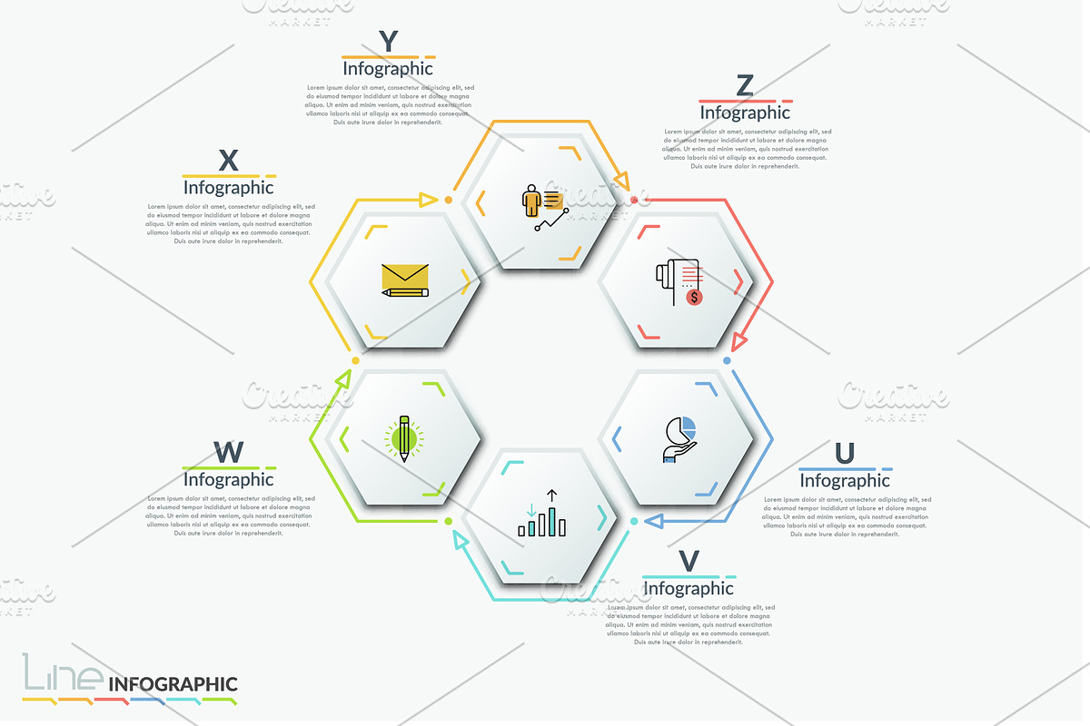 Line-X. Infographic Pack, a Presentation Template by Andrew Kras Design (Photo 21 of 23)