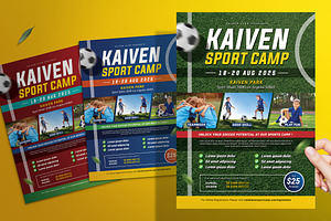 Sport Camp Flyer, a Flyer Template by Aarley Kaiven
