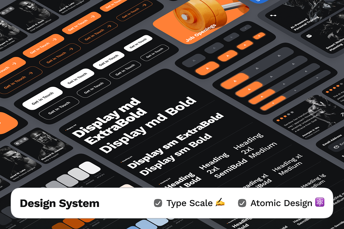 sandow: AI Fitness & Diet Website, a Landing Page Template by strangehelix.bio (Photo 7 of 9)