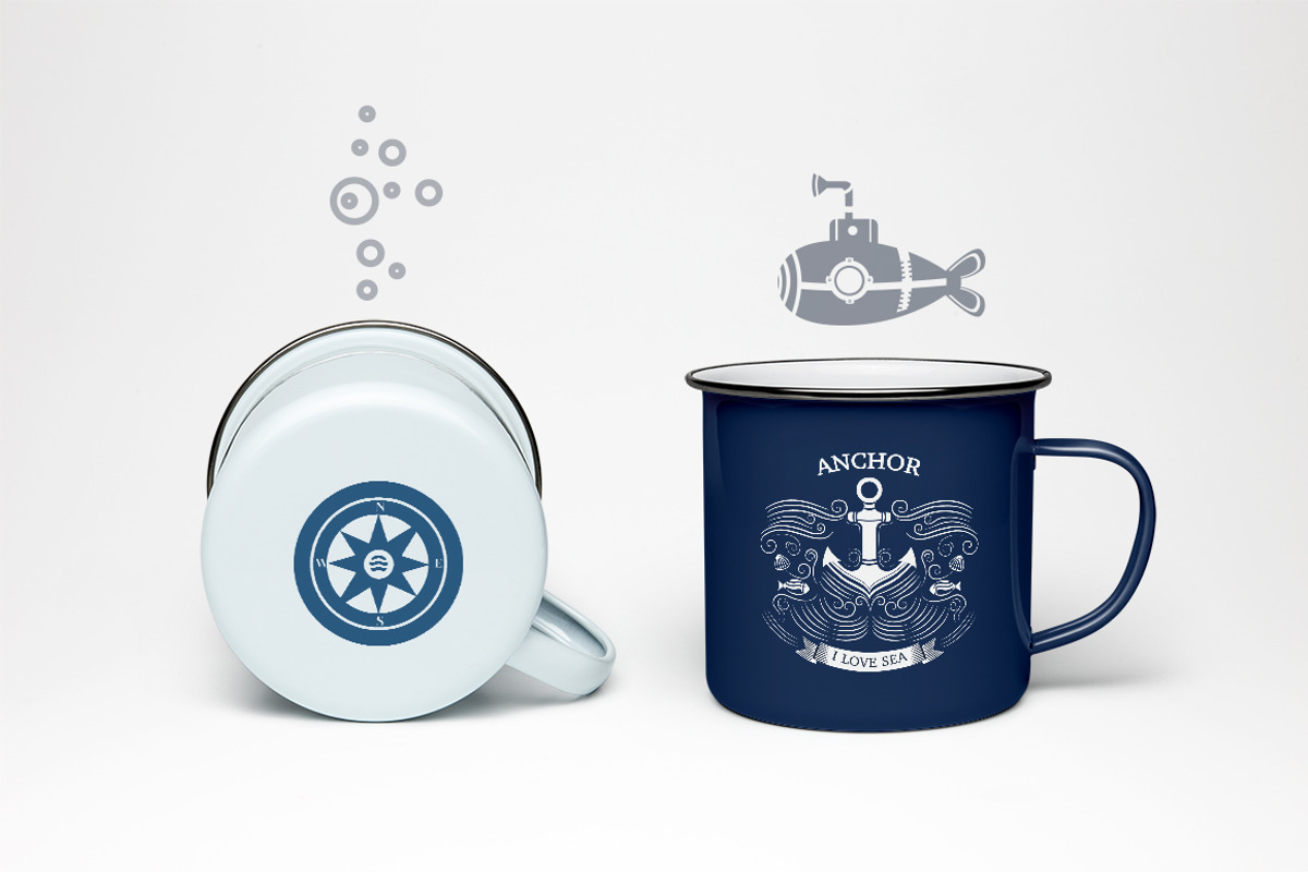Vintage marine illustrations, a Texture Illustration by Dasha Efremova (Photo 7 of 7)