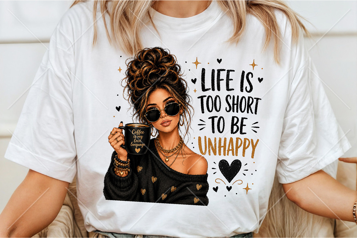 Chic Coffee Girl PNG Clipart PNG, a Seasonal Illustration by Canvas Craft (Photo 3 of 6)