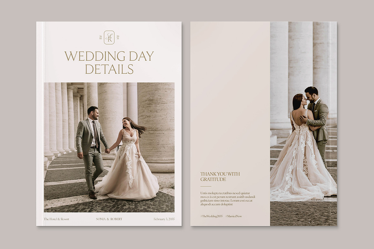 Wedding Day Guide Template, a Brochure Template by BrandPacks (Photo 3 of 4)