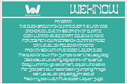 Sub Conscious font, a Font by weknow (Thumbnail 6 of 8)