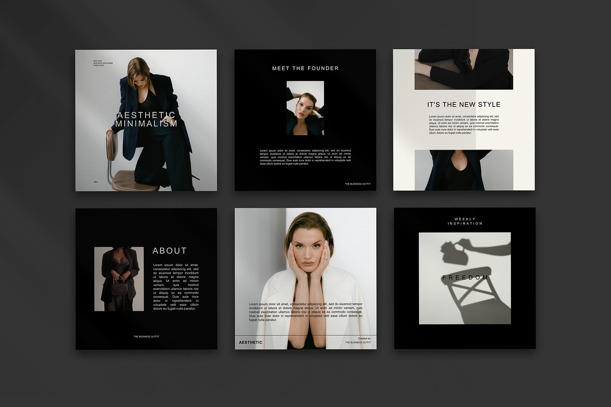 Minimal Instagram Posts - Canva, a Social Media Template by thebusinessoutfit (Photo 4 of 9)