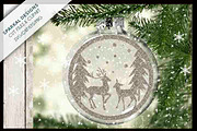 Christmas Snow Scenes for Ornaments, an Object Graphic by SparkalDesigns (Thumbnail 4 of 4)