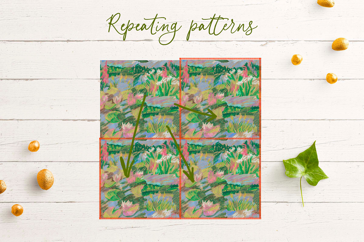 Kids Crayon Forest Seasons Seamless, a Pattern Graphic by Lucyinyourheart (Photo 8 of 10)