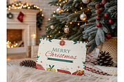 Festive Winter Greeting Card Mockup, a Product Mockup by MockupWizard (Thumbnail 5 of 5)