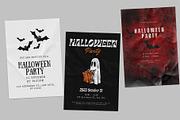 Halloween Party Invitation Card, an Invitation Template by DesignGenix (Thumbnail 2 of 6)