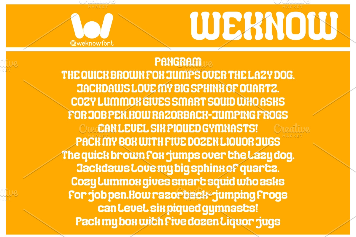 Smile Back font, a Font by weknow (Photo 6 of 8)