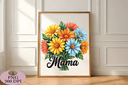 Mama PNG With Flowers, an Illustration by Daily.Designs (Thumbnail 4 of 5)