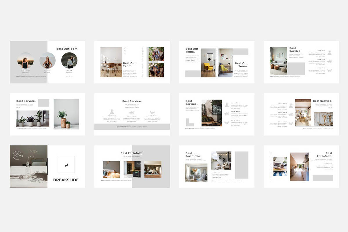 Daisy Furniture Powerpoint, a Presentation Template by Glowin_studio (Photo 3 of 4)
