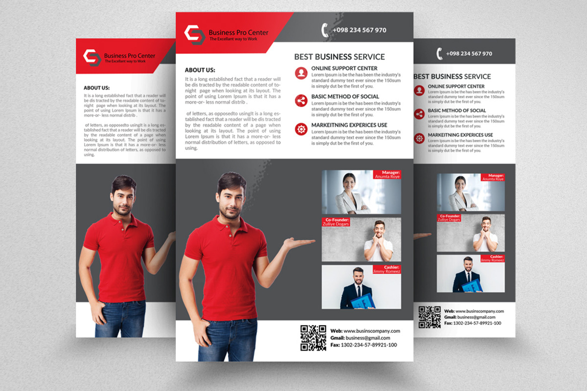 100 Business Flyers Mega Bundle, a Flyer Template by Design Up (Photo 83 of 100)