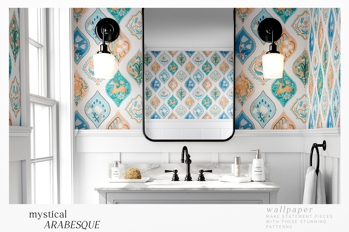 Mystical Arabesque, a Decorative Illustration by annartdreams (Photo 10 of 12)