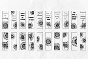 Bookmarks SVG Sunflower Bundle, an Object Graphic by Dervik Art Store (Thumbnail 3 of 6)
