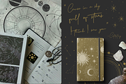 Celestial Soul. Sun Moon Space., a Pattern Graphic by Alena Zaytseva (Thumbnail 5 of 18)