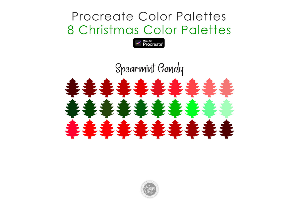 Procreate swatches for Christmas, a Palette Add-On by Artisan Craft (Photo 4 of 9)