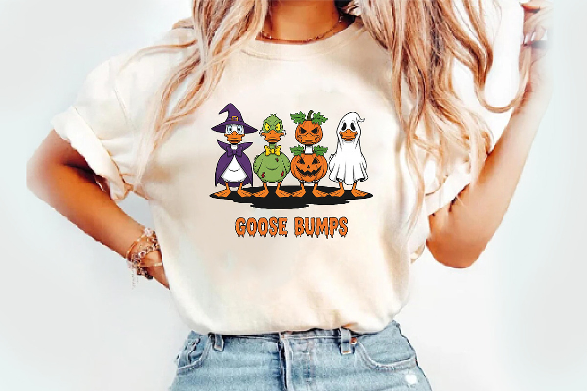 Funny Goose Bumps png, an Illustration by Watercolor design (Photo 2 of 3)