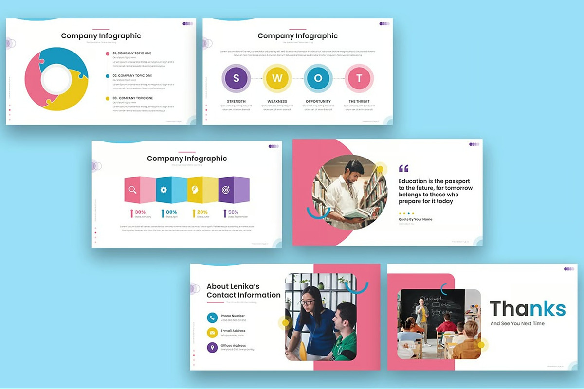 Lenika - Education Learning PPoint, a Presentation Template by Fit-tee (Photo 6 of 6)