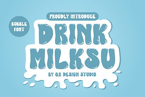 Drink Milksu - Free Fonts