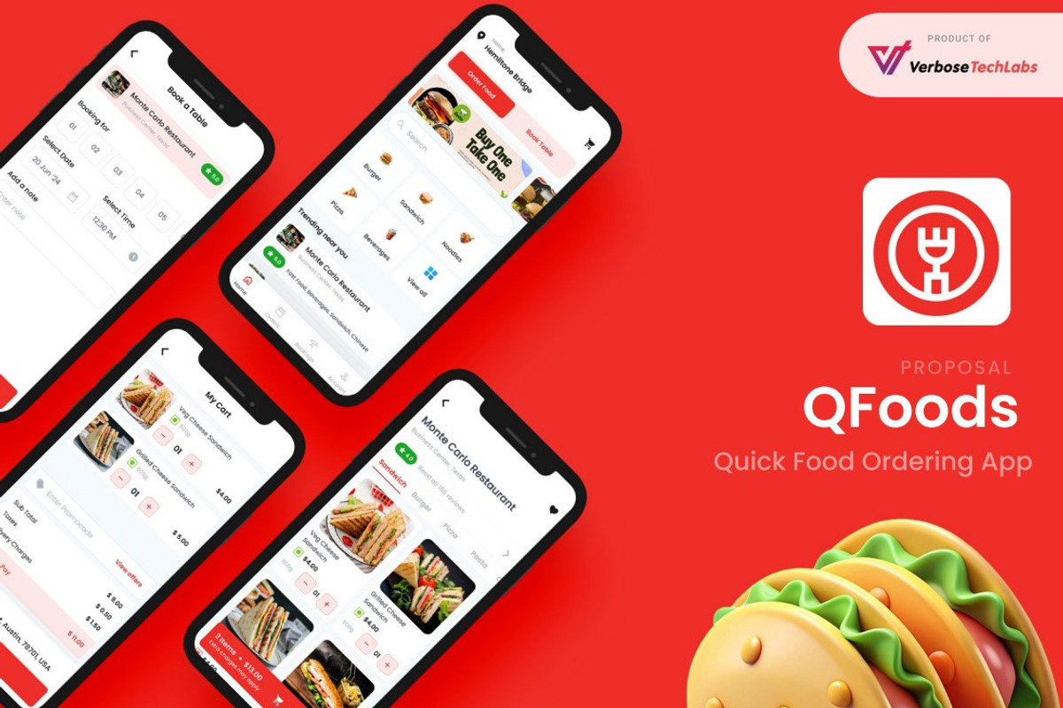 Food Ordering App | QFood