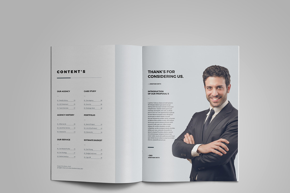 Proposal, a Brochure Template by Elite_Standard (Photo 2 of 14)