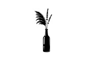 Pampas Grass Bottle Vase Bundle, an Illustration by Gaye Art (Thumbnail 20 of 31)