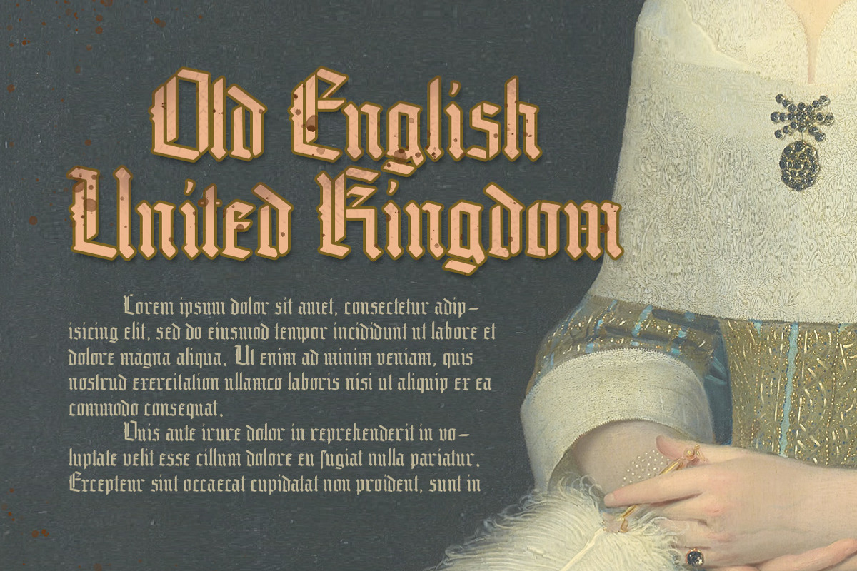 Fountencil - Blackletter Stencil, a Blackletter Font by Letterhend Studio (Photo 4 of 9)