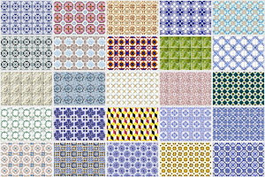 200 Seamless Portugal Tile Backdrops