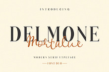 DELMONE & Mortalue Duo Font