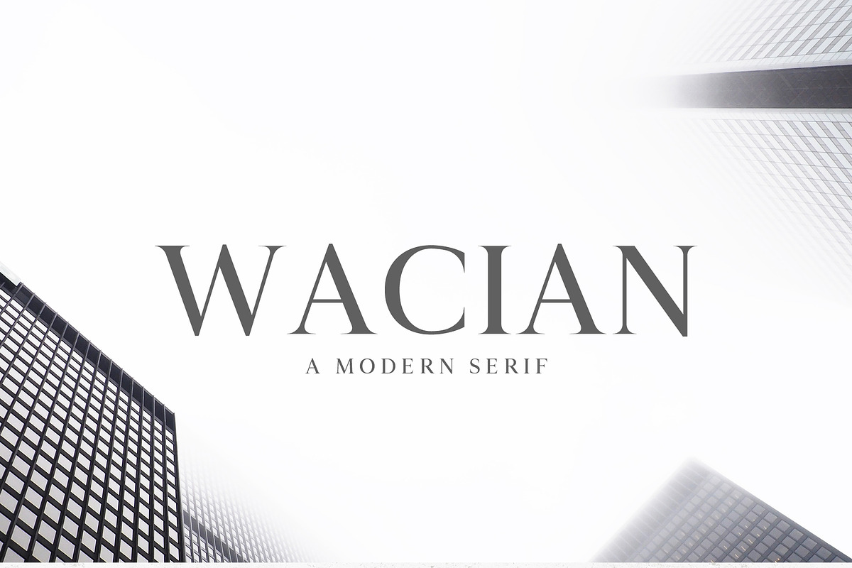 Wacian Serif Font Family