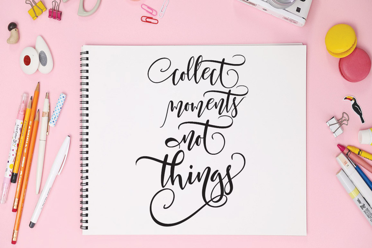 Darmia, a Script Font by yanindesign (Photo 10 of 10)