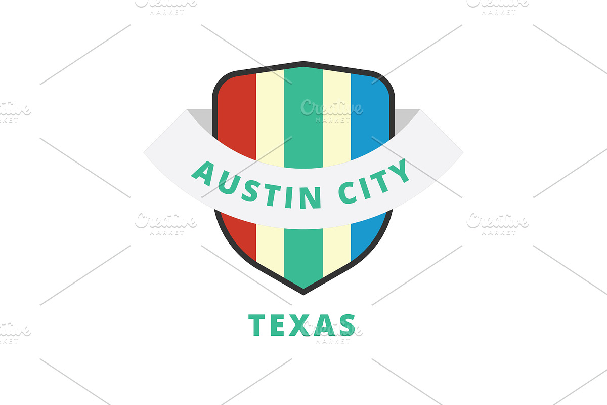 Austin City Vibrant Heritage Crest, a Branding & Logo Template by Aura Canyon HQ (Photo 3 of 3)