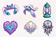 The Magical Ocean Sublimation Bundle, an Illustration by CreationArt (Thumbnail 4 of 5)