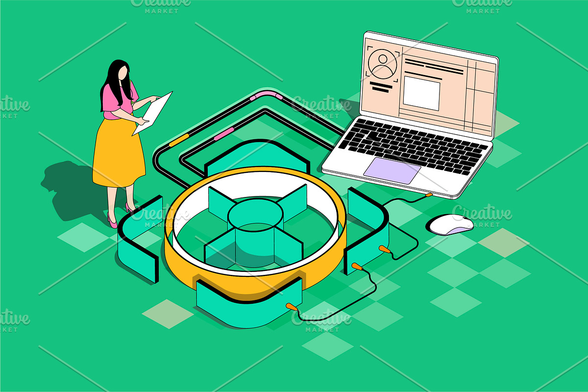 Isometric Web Concepts, a Templates & Theme by alexdndz (Photo 10 of 21)