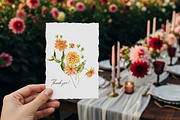Dahlia Watercolor Collection, a Decorative Illustration by ArtMaslyana (Thumbnail 14 of 15)