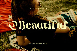 Lolita Meria Serif Floral Font