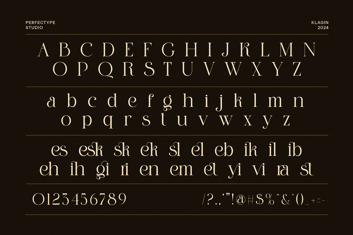 Klagin Elegant Serif Font, a Serif Font by Perfectype (Photo 7 of 8)