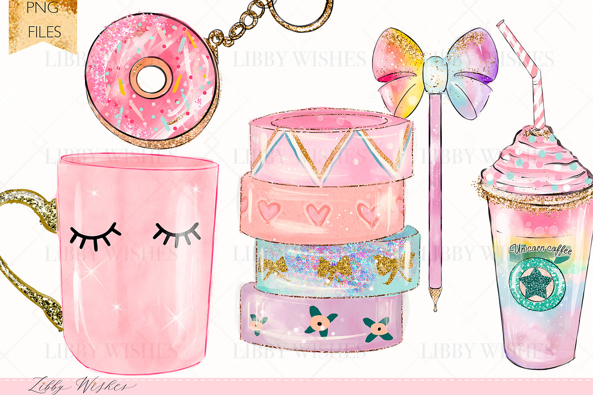 Planner girl clipart, an Illustration by Libby Wishes (Photo 4 of 10)