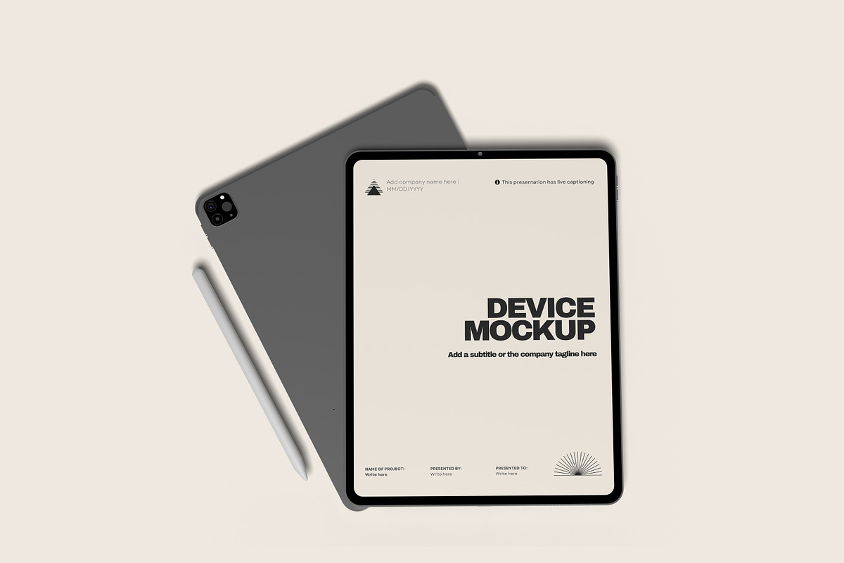 iPad Pro Mockup, an iPad Mockup by ulfatunnazira (Photo 5 of 8)