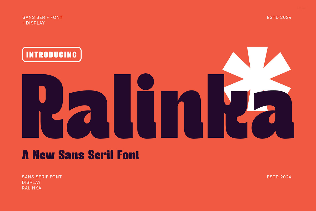 Ralinka - Modern Display Sans Serif, a Sans Serif Font by TypeLogue (Photo 1 of 5)